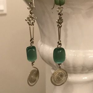 Unique lightweight artisan earrings